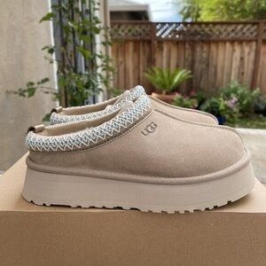 Ugg Tazz Tasman Platform Slippers Beautiful Mustard Seed